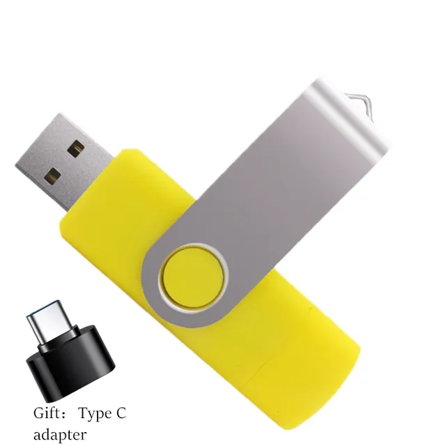 New Coming Swivel Usb Flash Drive Bulk Cheap 2.0 Type C Thumb Drive  8gb 16gb 32gb Usb Disk Wholesale Price Usb Memory Stick