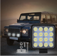 Lumière de travail LED BSG 4 pouces 27W, blanc naturel, 2000 lumens, pour voitures, camions 4x4, tracteurs, bateaux, remorques, VTT, SUV, 12-24V