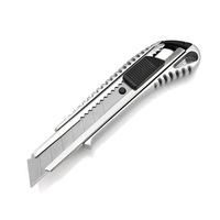 Couteaux utilitaires à lame cassable en alliage d'aluminium robuste de 18mm