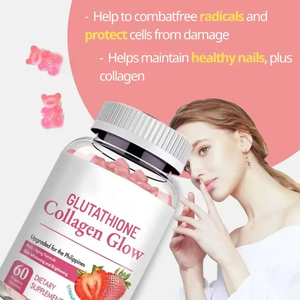 BIOCCHN fresa Rosa glutatión piel blanqueamiento colágeno vitamina <span class=keywords><strong>C</strong></span> gomitas naturales glutatión gomitas con colágeno - Product Image 3