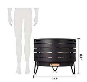2025 Design Logo du client Chauffage à granulés <span class=keywords><strong>de</strong></span> bois Poêle à carbonisation Morden extérieur BBQ Poêles à bois avec cendrier amovible - Product Image 3