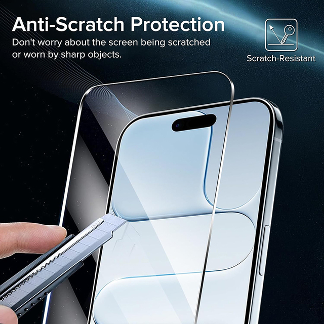 Phone Screen Protector Tempered Glass HD Clear 9H Hardness 0.33mm Flexible Full Coverage Tempered Glass Screen Protector