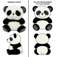 Jouets en peluche personnalisés ODM : animaux en tissu rembourrés de coton PP, cadeaux d'entreprise, mascottes brodées – Prix usine