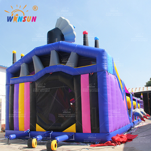Winsun บ้านเป่าลมทรงปราสาทสีเด้งได้สำหรับเด็กกลางแจ้งพาณิชย์ - Product Image 4