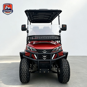 Carrito de Golf de 5-6 Pasajeros, Personalizado de Alta Gama, Neumáticos Todoterreno, Audio, Estribos Laterales, Asientos de Lujo, Uso en Resorts, Campo de Golf, 72V CE, Asientos de Lujo Pro - Product Image 5