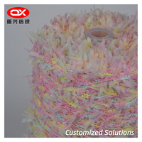 Three Pieces Soft & Lightweight Paper Ponytail Yarn for DIY Crafts 1000KG MOQ OEM/ODM Support Fancy Yarn Product Category