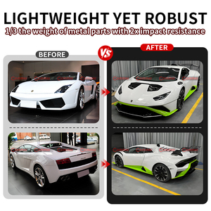 ชุดบอดี้คาร์บอนไฟเบอร์ครึ่งสไตล์สำหรับ LP750 lambroghini Gallardo กระโปรงกันชนหน้า LP560 LP550กันชนหน้าสปอยเลอร์หลัง - Product Image 2