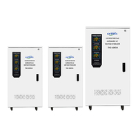Régulateur de tension automatique statique triphasé AC industriel SVC-D15000VA-3 TNS-10KVA 4.5KVA 6KVA en cuivre avec affichage LED