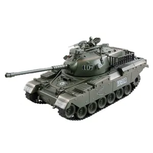 1:18遥控坦克射击美国M60坦克玩具大型儿童战斗遥控汽车