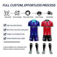 Tenues de football personnalisées avec logo OEM, tissu respirant, uniformes de football pour équipe