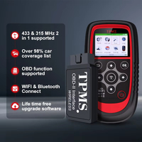 Lector de Códigos OBD2 Avanzado y Herramienta de Diagnóstico TPMS, Monitoreo de Presión de Neumáticos, Actualización WiFi, Sensores TPMS, Diagnóstico de Vehículos