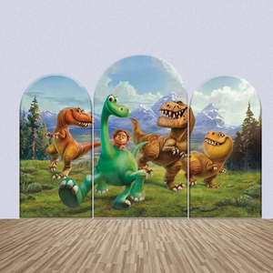 Dinosaurier-Themen-Hintergründe für Jungen Tropischer Dschungel Geburtstagsparty Fotografie-Hintergrund 3D Dinosaurier Fotostudio Requisiten X6126 - Product Image 1