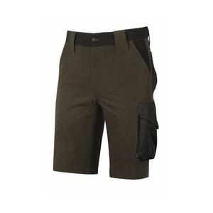 Pantalones cortos cargo de color verde oscuro de Mercury de tela-EAN 8033546465653 PANTALONES DE TRABAJO PANTALONES CORTOS DE TRABAJO - Product Image 1