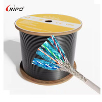 Cable de Internet de Cobre/CCA LSZH Espuma PE UTP FTP SFTP Cat7, Aprobado para Redes Interiores, Ripo Sólido, 305m, Caja de Tracción
