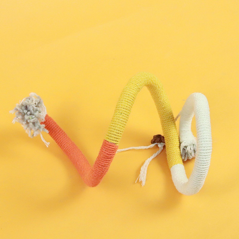 Orange-yellow and white rope (60cm)