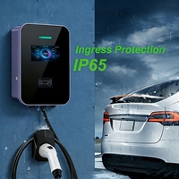 Chargeur EV triphasé AC OEM&ODM 11 kW 22 kW 380 V OCPP 1.6J, bornes de recharge murales, type 2, Wallbox