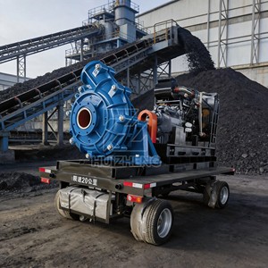 Pompe centrifuge à gravier HUIZHENG haute efficacité en acier inoxydable, robuste et résistante à l'usure, pour centrale <span class=keywords><strong>de</strong></span> lavage <span class=keywords><strong>de</strong></span> charbon et centrale électrique - Product Image 4