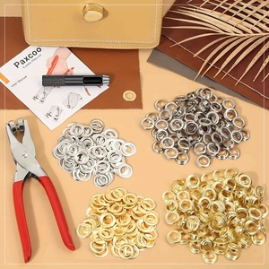 Ensemble d'outils de boutonnière <span class=keywords><strong>pince</strong></span> à poinçonner à main <span class=keywords><strong>Rivet</strong></span> portable poinçon manuel 12mm anneau en métal <span class=keywords><strong>pince</strong></span> à trou d'air <span class=keywords><strong>pince</strong></span> à œillets - Product Image 2