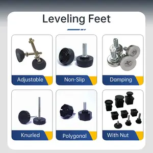 공급 업체 플라스틱 제품 가구 및 홈 액세서리 가구 고정 발 조절 가능 발