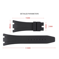 Correas de Reloj de Silicona de Lujo de Primera Calidad YUNSE, Estilo Nuevo, para Relojes AP, Correa de Repuesto GA2100, Relojes Audemars