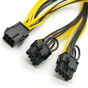 สายแยกกำลังไฟฟ้าด่วน PCI E Mo-<span class=keywords><strong>LEX</strong></span> 8ขาไปยัง dual PCIe 8pin 6 + 2PIN PCI - Product Image 5