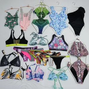 Custom Printed Women Swimsuits Bikinis Beachwear Bikini Sexy Bathing Suit Girl Sporty Bikini OEM Service 100% Polyester Adults