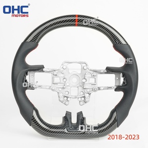 Volante de fibra de carbono Hydro Dip de stock local de EE. UU. Para <span class=keywords><strong>Ford</strong></span> <span class=keywords><strong>Mustang</strong></span> Ecoboost Gt <span class=keywords><strong>Shelby</strong></span> Gt350 Gt350r 2015-2017 2018-2023 - Product Image 5