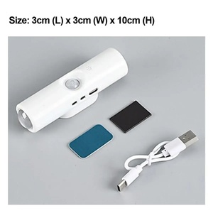 ไฟติดผนังอัจฉริยะ ชาร์จผ่าน USB ไฟ LED RGB ไร้สาย ไฟกลางคืนในบ้าน ไฟสร้างบรรยากาศไร้สาย พร้อมเซ็นเซอร์ตรวจจับความเคลื่อนไหว ไฟแม่เหล็กแบบปรับขึ้นลงได้ - Product Image 3