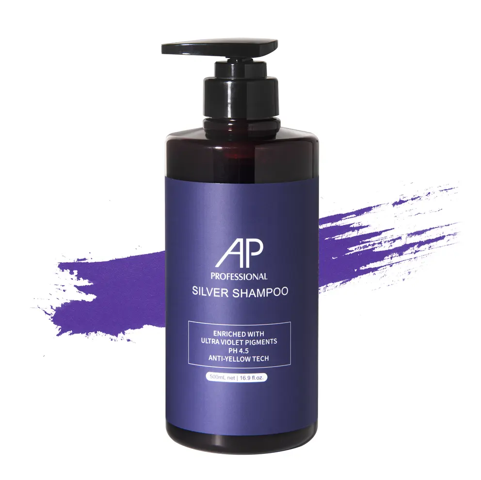 Private Label naturale capelli organici Anti- brassy colorante trattamento colore argento viola Shampoo per capelli