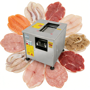 Commercial Automatic Fish Chopping Machine Single <b>Bin</b> Design <b>Double</b> Slices Output Fish Cutting Machine for Seafood Store & Cante - Product Image 4