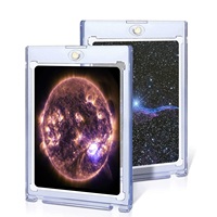 Porte-cartes magnétiques 55pt pour cartes à collectionner et cartes de sport, étuis de protection, vitrine
