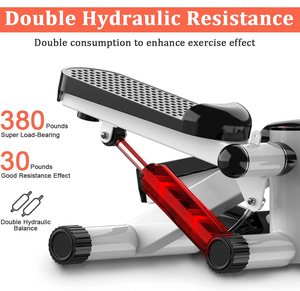 เครื่องออกกำลังกายแบบมินิสเต็ปเปอร์สำหรับใช้ในบ้าน พร้อมสายรัดออกกำลังกายอเนกประสงค์ ป้องกันการลื่น ช่วยฝึกความสมดุล - Product Image 4