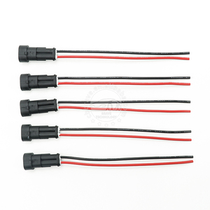 Kendaraan kustom 2-P pria tahan air 15CM kabel dan kabel listrik - Product Image 1