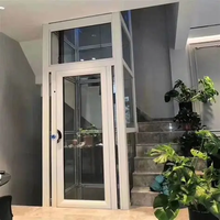 Ascenseur hydraulique domestique à profil bas sans gaine, mini-ascenseur personnalisé pour villa, ascenseur vertical intérieur pour maison familiale privée