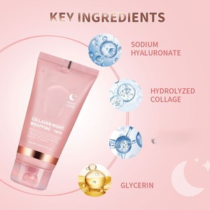 Mascarilla Facial de Colágeno, Mascarilla Nocturna Exfoliante, Hidrolizada, Hidratante, Cuidado de la Piel, Cosmético de Colágeno - Product Image 3