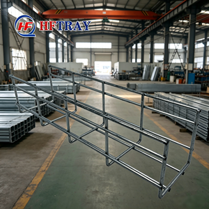 <b>Outdoor</b> HDG Carbon Steel Wire Mesh <b>Cable</b> Trays 100MM*150MM Wire Mesh Indoor <b>Cable</b> Tray Systems with Accessories - Product Image 1
