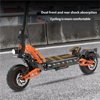 Scooter électrique tout-terrain pliable sans balais 3300W en alliage d'aluminium, 70 km/h, étanche, autonomie 60-80 km, capacité de charge 150 kg, batterie au lithium