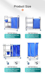 Hoge Kwaliteit Ziekenhuis Kliniek Chirurgische Kar Rvs Medische Kar Instrument Dressing Wasserij Verpleegwagen - Product Image 5