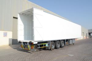 Semi-remorque à 3 essieux, remorques de fret fermées, remorques de fret à plateau sec, remorques de fret à caisse isolée, semi-remorque de fret de 20 pieds, 40 pieds, 45 pieds à vendre - Product Image 6