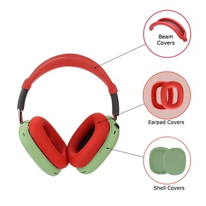 Funda de protección completa, almohadilla para los oídos/copas para los oídos/<span class=keywords><strong>diadema</strong></span>, funda protectora de silicona antiarañazos para <span class=keywords><strong>Airpods</strong></span> <span class=keywords><strong>Max</strong></span>, funda - Product Image 2