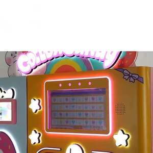 DKM China Remote Shopping Center Máquina Expendedora de algodón de azúcar comercial completamente automática de diferentes formas a la venta - Product Image 3