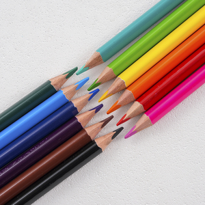 Xin Bowen 12 colores lápices solubles en agua lápiz de carbón lápices de madera de colores para niños - Product Image 5