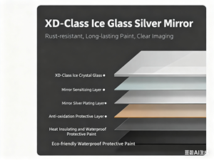 Miroir sur pied pleine longueur avec trois options de couleur pour la maison, les magasins de vêtements, la chambre à coucher, miroir mural pour s'habiller - Product Image 6