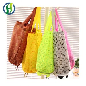 Wholesale Promotional Custom Logo Reusable Eco-friendly Ripstop Polyester Folding Washable Customized Color <b>Shopping</b> <b>Tote</b> <b>Bag</b> - Product Image 1