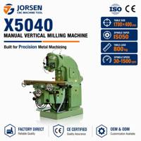 Fraiseuse à colonne et à genou pour usine sidérurgique de type chinois, machine de découpe lourde X5040, fraiseuse manuelle