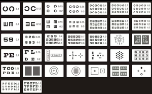 Projetor de Gráficos Oculares Automático de Alta Resolução com Controle Remoto para Exame de Refração Ocular - Product Image 5