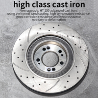 Frein de résolution silencieux secouant le rotor de frein de disque de frein de voiture pour Volkswagen Bora Variant Caravelle Corrado Crafter Eos Golf GTI
