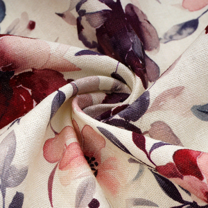 Tùy chỉnh in chần sợi nhuộm hoa căng Crepe nhăn Polyester voan Linen cái nhìn hiện đại sofa vải lanh - Product Image 6