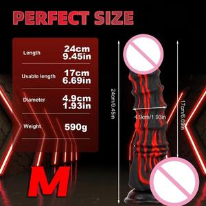 液体シリコーンソフトシミュレーションディルド大人用大人用おもちゃ - Product Image 5