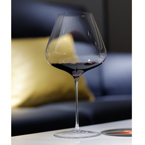 Set di 2 Calici da Vino Borgogna in Cristallo Soffiato a Mano, Stile Europeo, Leggeri con Stelo Sottile, Alternativa <span class=keywords><strong>Zalto</strong></span> - Product Image 2